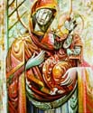 MADONA - 81x100 acrill on canvas